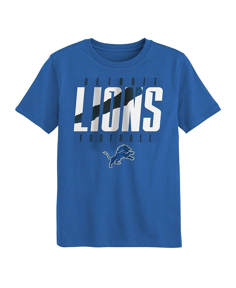 Outerstuff Preschool Blue Detroit Lions Posterize T-Shirt