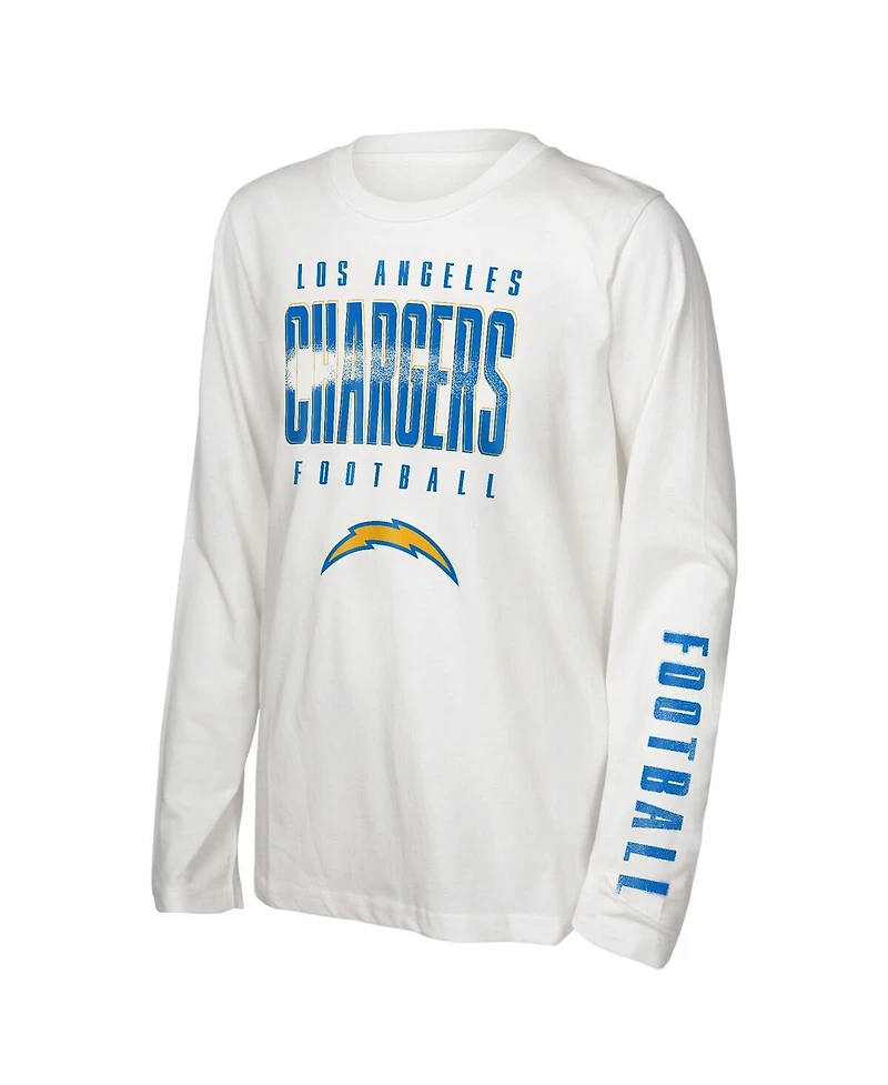 Outerstuff Preschool Los Angeles Chargers The Mix Combo T-Shirt Set