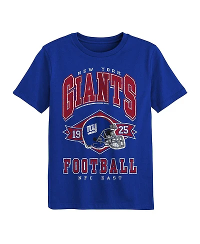 Outerstuff Preschool Royal New York Giants Kick Off T-Shirt