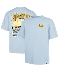 '47 Brand Men's Light Blue Pittsburgh Pirates Ice Cream Parlor Foundation T-Shirt
