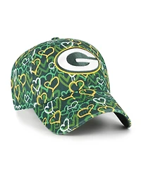 '47 Brand Girls Preschool Green Bay Packers Mural Clean Up Adjustable Hat