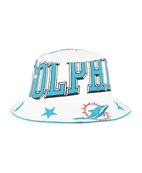 '47 Brand Women's White Miami Dolphins Energize Bucket Hat