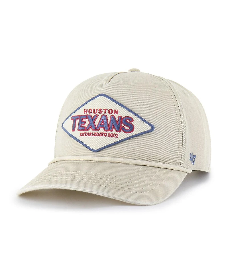 '47 Brand Men's Khaki Houston Texans Cairn Hitch Adjustable Hat