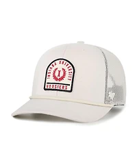 '47 Brand Men's and Women's Cream Indiana Hoosiers Core Inline Gravestone Adjustable Trucker Hat