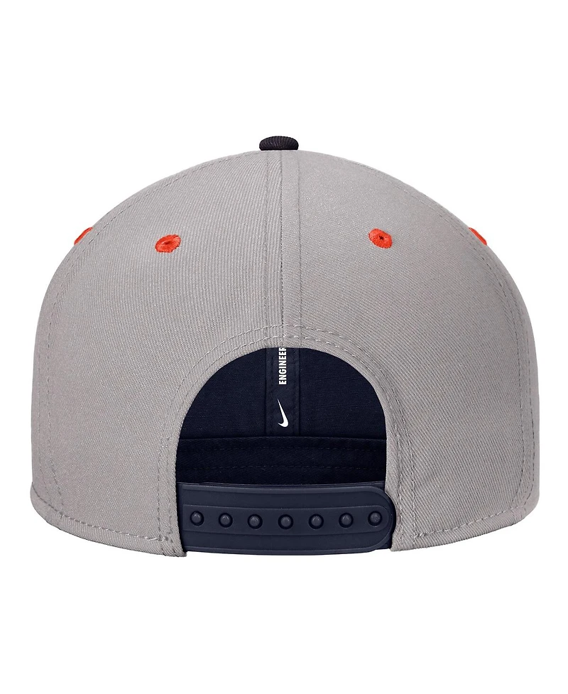 Nike Men's Navy Illinois Fighting Illini Vintage Patch Snapback Hat