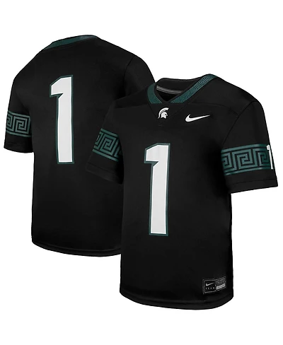 Nike Big Boys and Girls 1 Black Michigan State Spartans Untouchable Replica Game Jersey