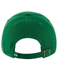 '47 Brand Big Boys and Girls Green New York Jets Logo Clean Up Adjustable Hat