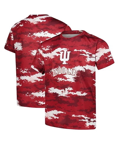 Outerstuff Big Boys and Girls Crimson Indiana Hoosiers Scrimmage Sublimated T-Shirt