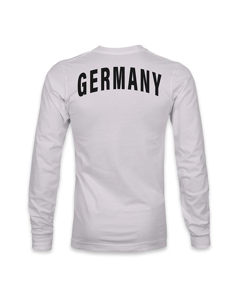 1863FC Men's Silver Germany National Team Arch Long Sleeve T-Shirt