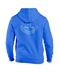 1863FC Men's Blue Everton Wordmark Fleece Pullover Hoodie