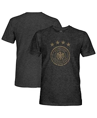 1863FC Men's Heather Black Germany National Team Mono Badge Vintage Tri-Blend T-Shirt