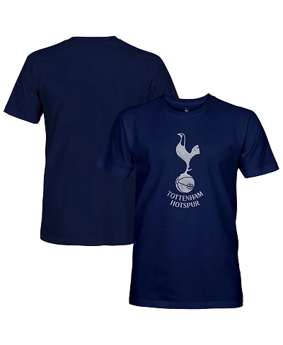1863FC Men's Navy Tottenham Hotspur Mono Badge T-Shirt