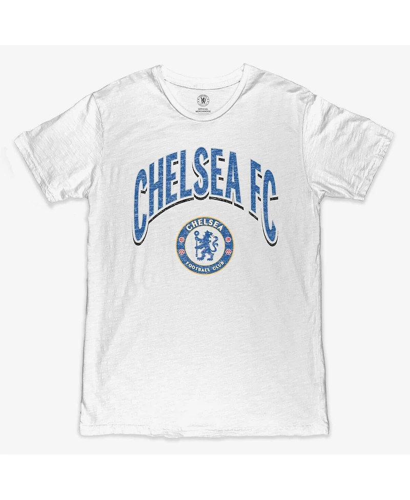 1863FC Men's White Chelsea Retro Wordmark T-Shirt