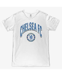 1863FC Men's White Chelsea Retro Wordmark T-Shirt