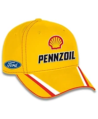 Checkered Flag Sports Men's and Women's Yellow Joey Logano Shell Pennzoil Uniform Adjustable Hat