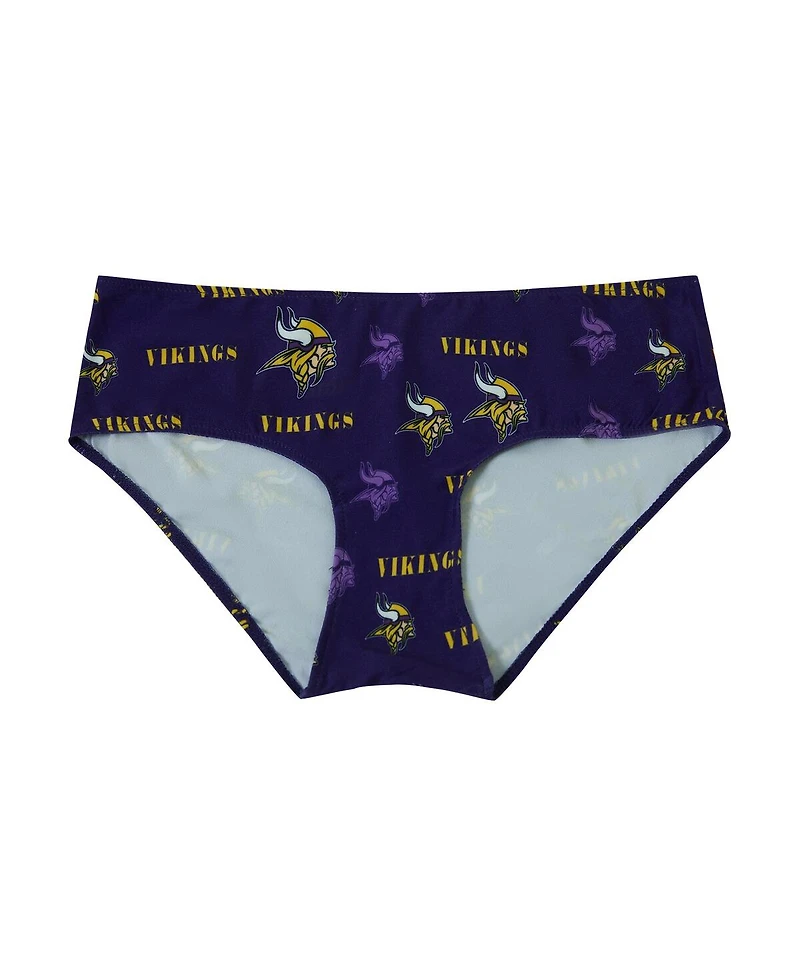 Concepts Sport Women's Purple Minnesota Vikings Mosaic Allover Print Knit Panty