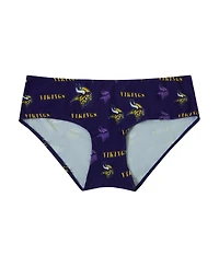 Concepts Sport Women's Purple Minnesota Vikings Mosaic Allover Print Knit Panty