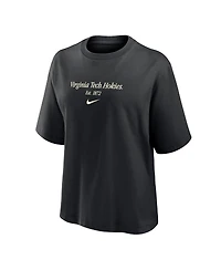Nike Women's Black Virginia Tech Hokies Boxy T-Shirt