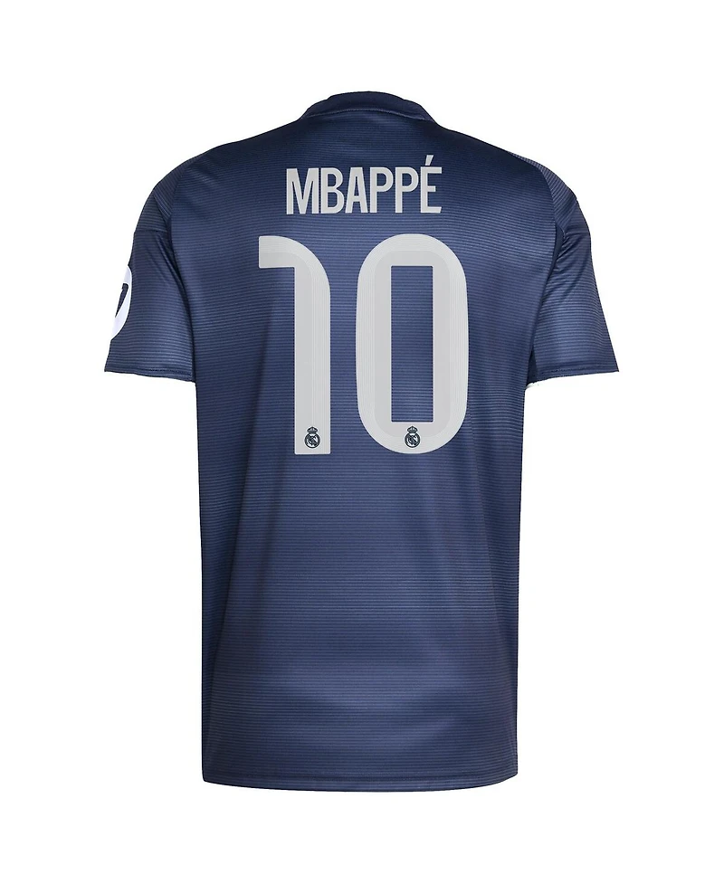 Adidas Men's Kylian Mbappe Blue Real Madrid 2025/26 Away Replica Player Jersey