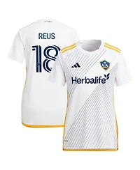Adidas Women's Marco Reus White La Galaxy 2024 Angelino Kit Replica Player Jersey