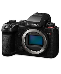 Panasonic Lumix S5II Mirrorless Camera, Black, with Lumix S 85mm f/1.8 Lens, Bundle with 128GB Memory Card, Alpine 160 Shoulder Bag, Extra Battery and