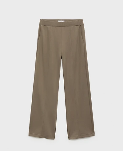 Mango Women's Elastic Waist Jogger Pants