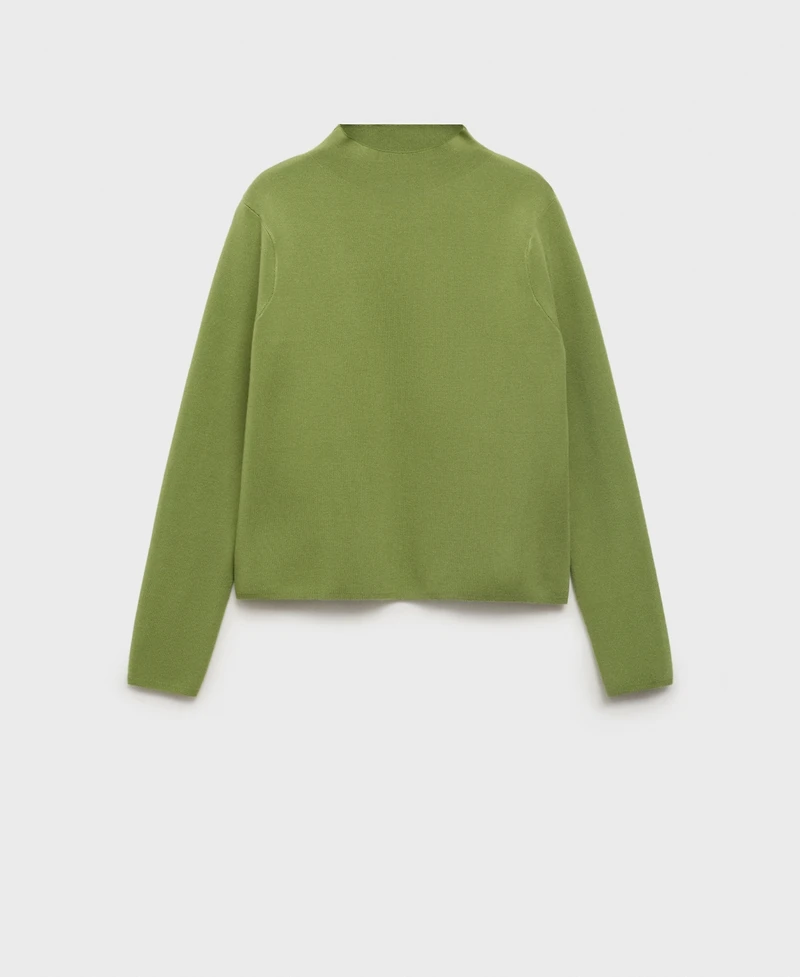 Mango Women's Perkins Neck Knitted Sweater