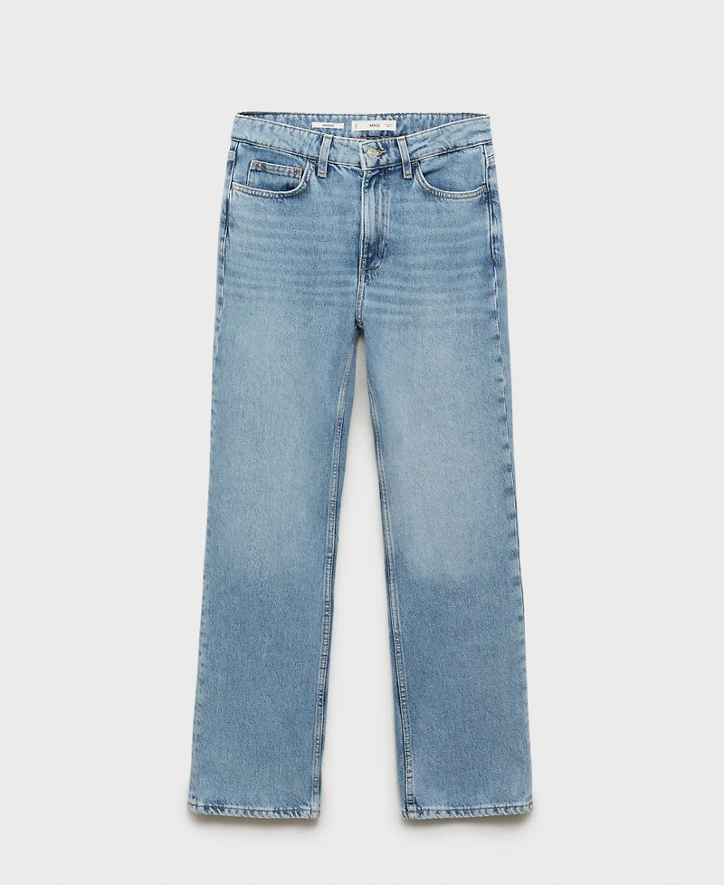 Mango Women's Matilda Medium-Rise Straight-Fit Jeans
