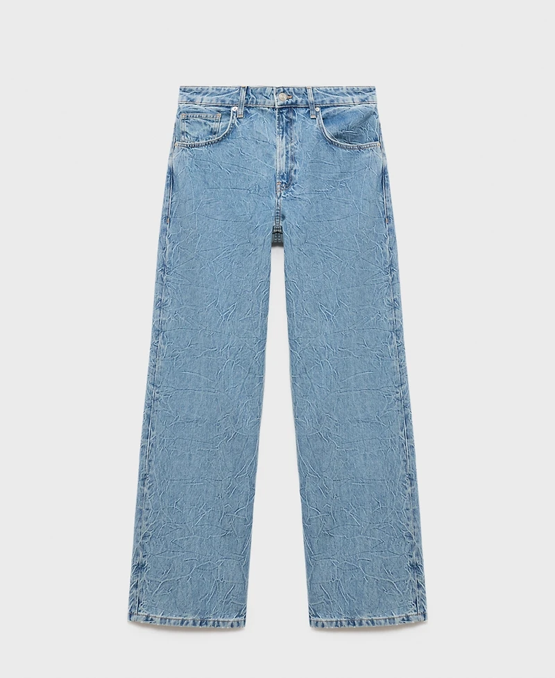 Mango Women's Mid-Rise Straight Jeans