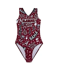 Gk Elite Big Boys and Girls Crimson Alabama Tide Spirit Leotard