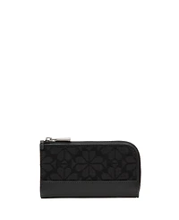 Kate Spade New York Devin Spade Flower Jacquard Small Bifold Wallet