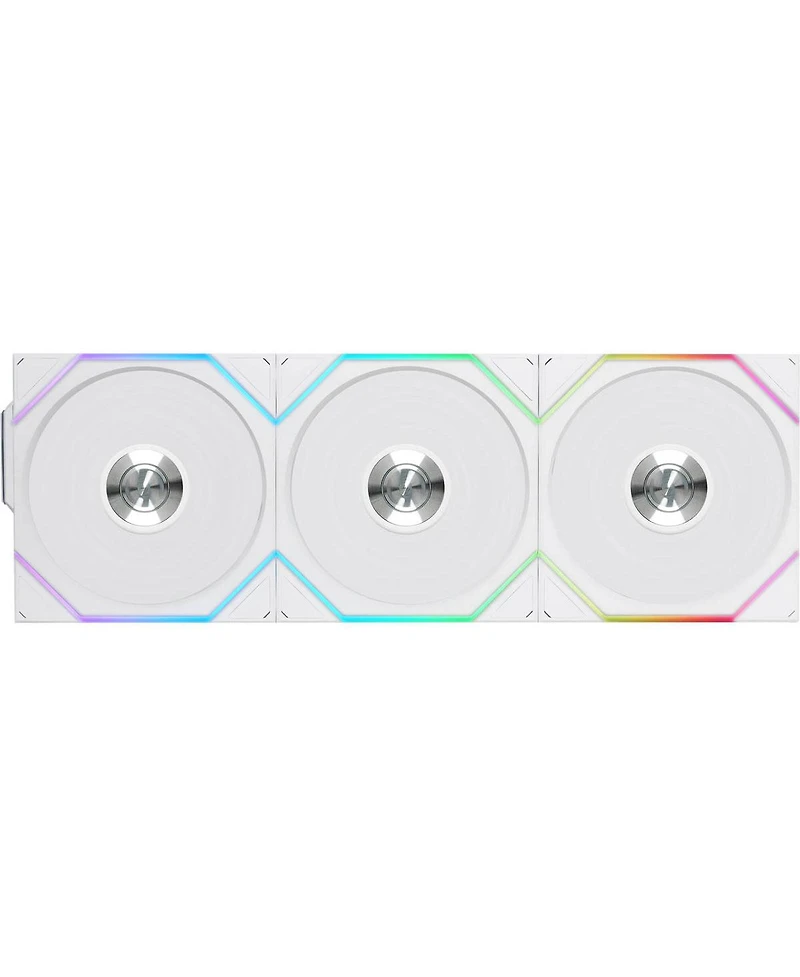 Lian-Li Uni Fan Tl Wireless 120mm Argb Case Fan with Controller, White, 3-Pack
