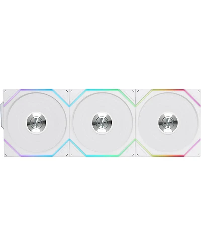 Lian-Li Uni Fan Tl Wireless 120mm Argb Case Fan with Controller, White, 3-Pack