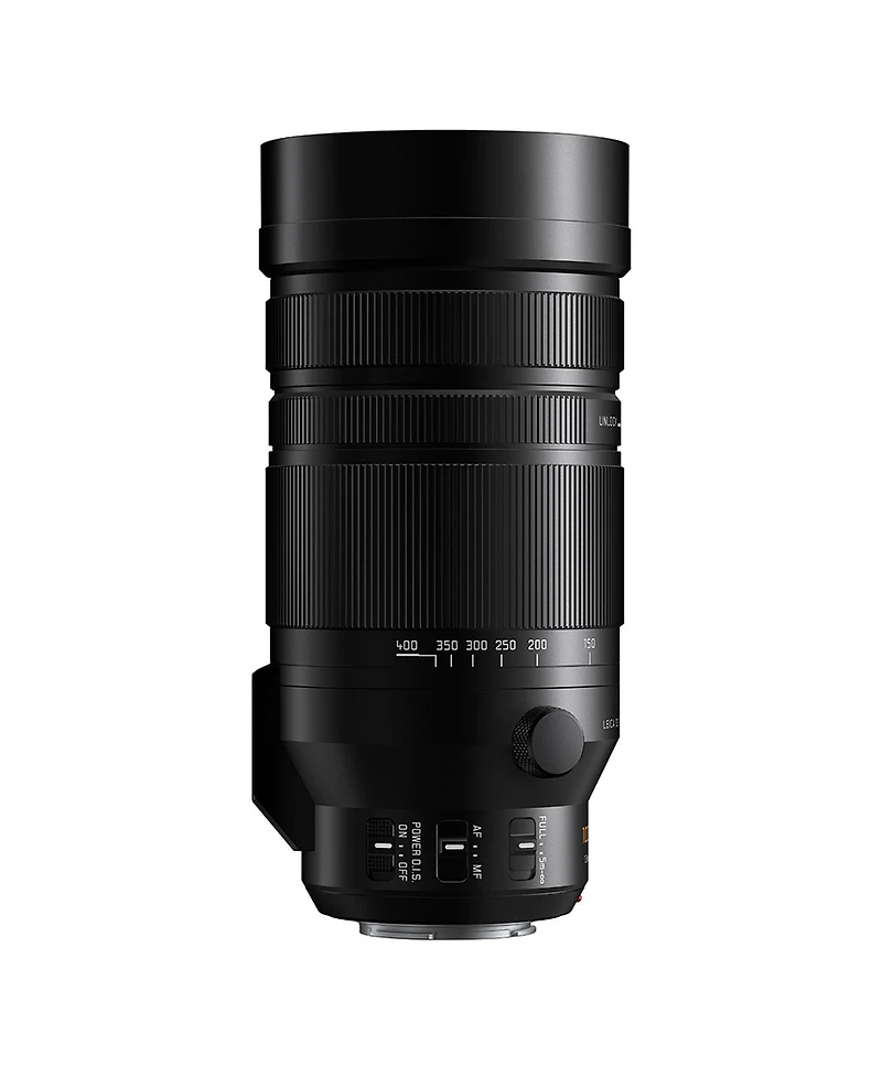 Panasonic Leica Dg Vario-Elmarit 100-400mm f/4.0-6.3 Ii Asph Lens, Bundle with Large Lens Case, 72mm Filter Kit, Lens Pen Lens Cleaner, Cleaning Kit,