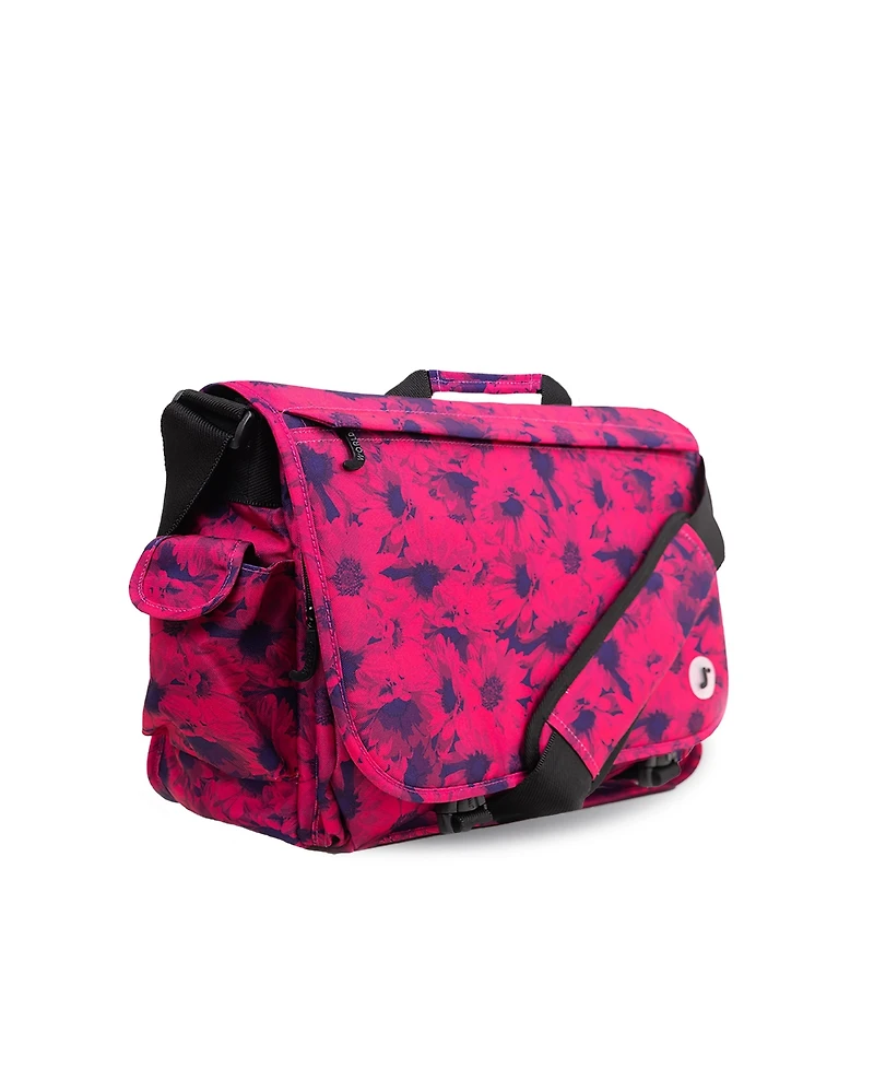 J World Unisex Thomas 16" Messenger Bag With Laptop Sleeve for School and Travel