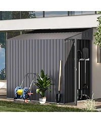 Aecojoy 4'x7' Lean to Shed Outdoor Storage