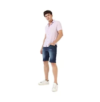 Campus Sutra Men's Lavender Textured Regular Fit Casual Shirt