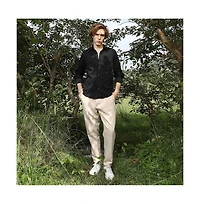 Campus Sutra Men's Solid Knit Shirt