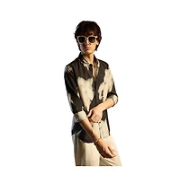 Campus Sutra Men's Contrast Dab Shirt