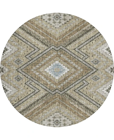 Dalyn Portico Washable PO5 8'x8' Round Area Rug