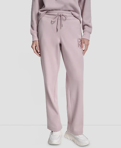 Dkny Women's Sport Stacked Transfer Logo Track Pants