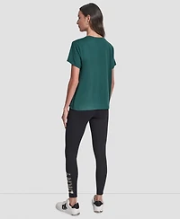 Dkny Women's Studded-Logo T-Shirt
