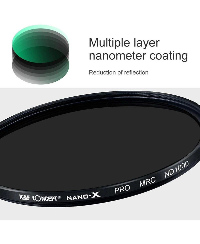 K&F Concept Nano X ND1000 62mm