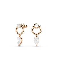 Swarovski Mesmera Rose Gold Tone Plated Earrings and Necklace Set