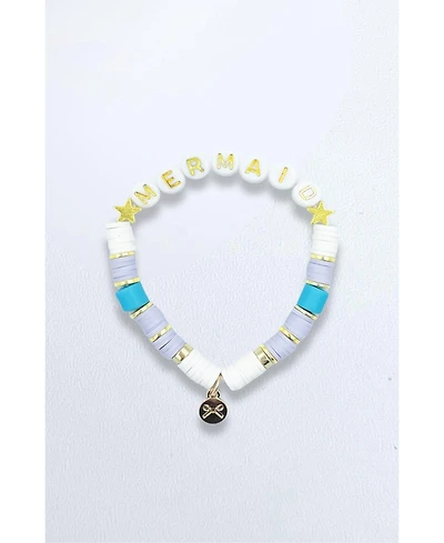 Bits & Bows Mermaid Girls' Bracelet in Aqua