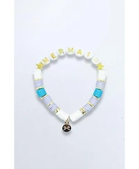 Bits & Bows Mermaid Girls' Bracelet in Aqua