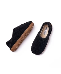 Minnetonka Women's Packaway Fabric Slipper Collabsible Heel