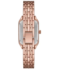 Folio Women's Quartz Three-Hand Rose Gold Alloy Watch Set, 30mm