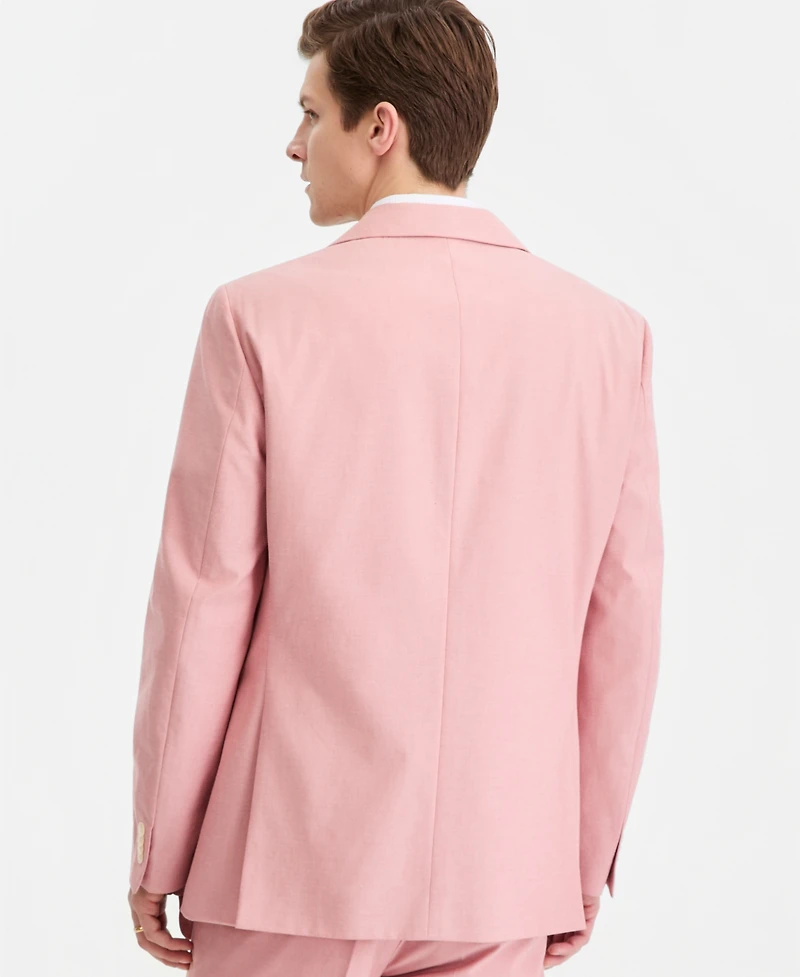 Tommy Hilfiger Men's Modern-Fit Th Flex Stretch Chambray Suit Separates Jacket