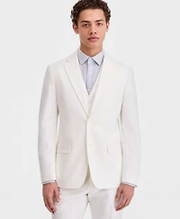 Tommy Hilfiger Men's Modern-Fit Th Flex Stretch Chambray Suit Separates Jacket